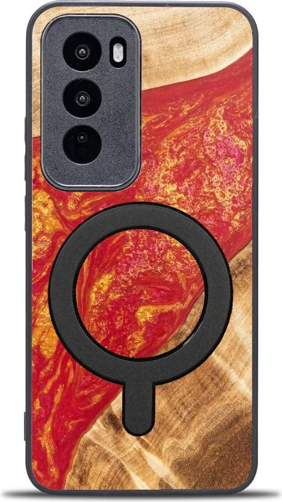 Bewood Cover unica per Oppo Reno 12 Pro 5G - Neons - Paris con MagSafe