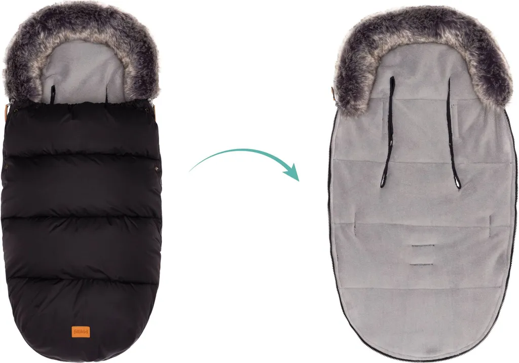 Sortez avec Bébé en Hiver - Chancelière Manaslu Fillikid Noir Robuste