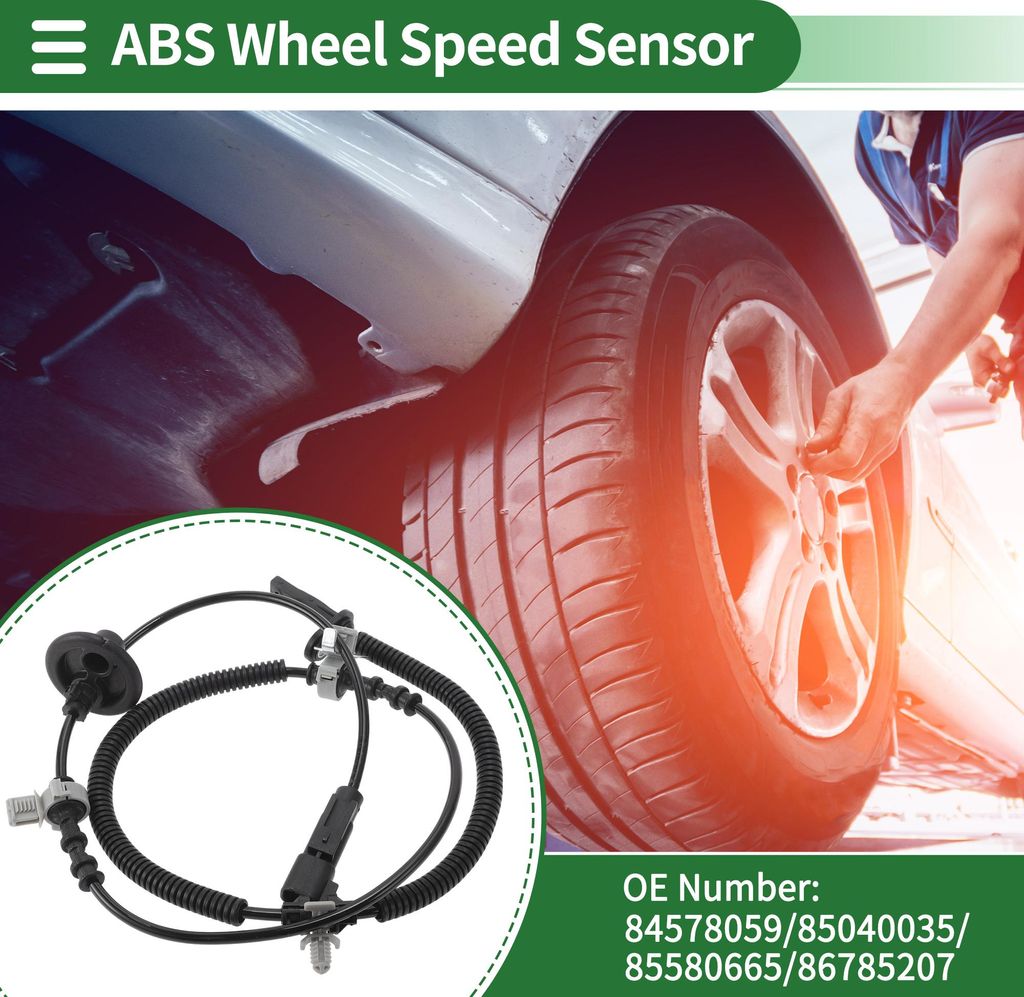 ABS Radgeschwindigkeitssensor ABS Sensor Nr.84578059/85040035/85580665/86785207 für Chevrolet Blazer 2019-2023 1 Stück Vorne Links