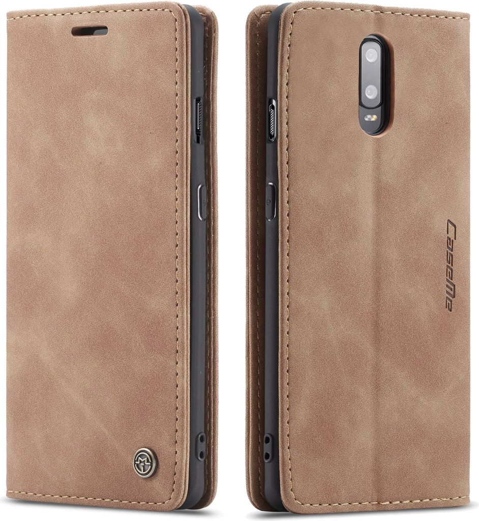 OnePlus 7 Hülle, LaimTop Retro Kunstledertasche TPU Innere, Kartenfächer, Magnetverschluss, Klapphülle mit Standfunktion Schutzhülle für OnePl...