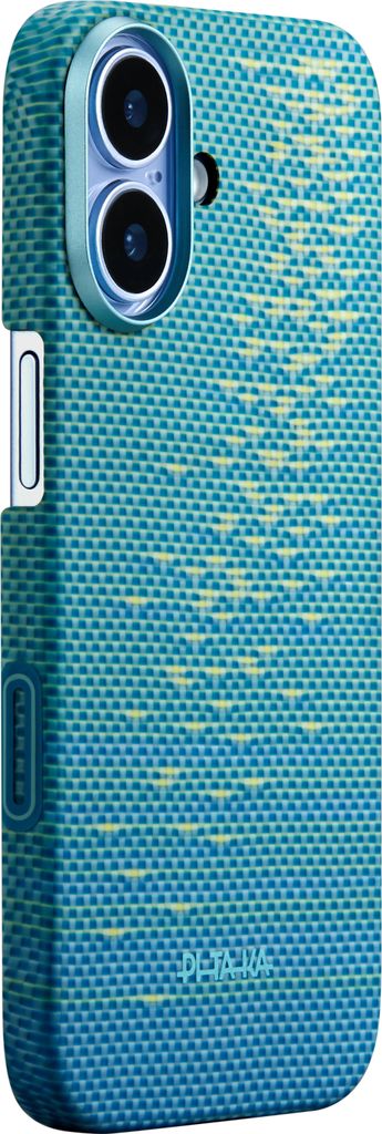 Pitaka Ultra Slim Hülle iPhone 17 – MagSafe-kompatibel – Kratzfester Kamerasteuerungsknopf – Aus Raumfahrt-tauglicher Aramidfaser gefertigt