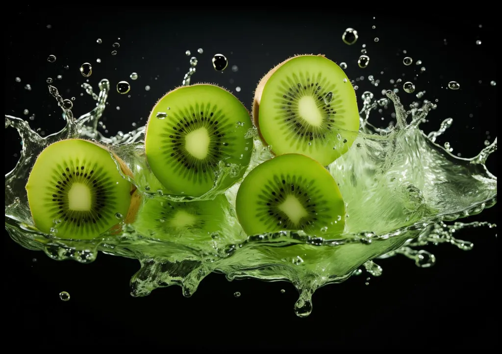 Poster Artistico Energia Kiwi 70x100 - Arredo Parete Contemporaneo