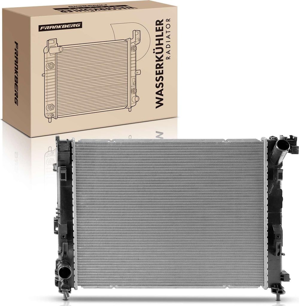 Frankberg 1x Kühler Wasserkühler Motorkühler für Nissan Micra Renault Captur Dacia