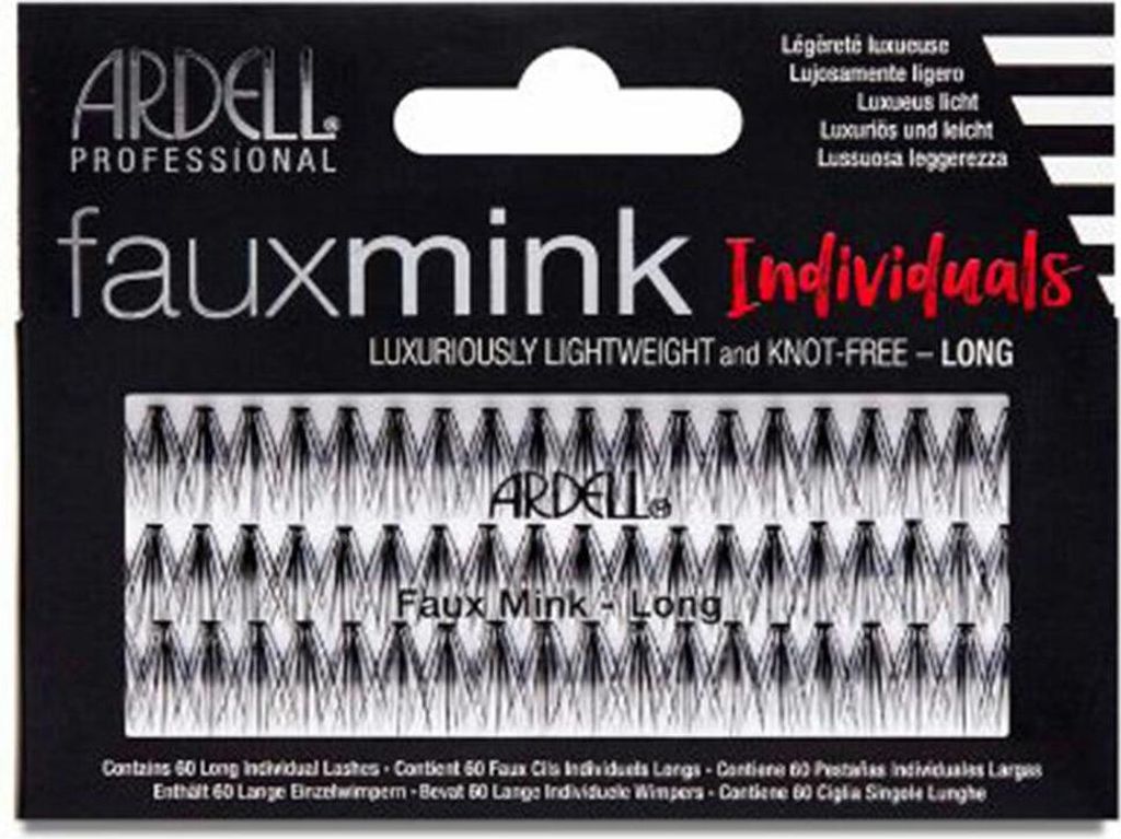 Ardell Faux Mink Black Einzelwimpern lang 1 U