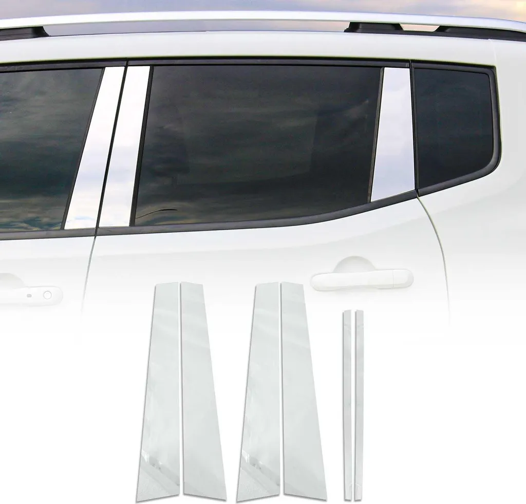 Finiture Cromo Pilastro B C Land Rover Freelander 2 2006-2014 - 6 Pezzi