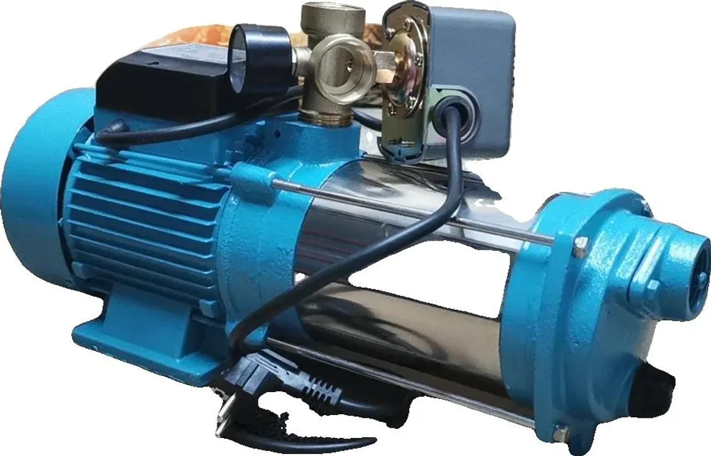 Pompe robuste en acier inox 230V avec débit élevé et prise EU