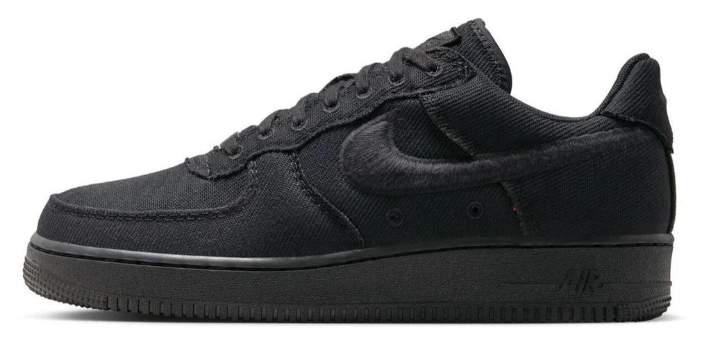 Nike Air Force 1 LOW CANVAS HV1204-002 SCHWARZ BLACK HERREN SNEAKER Größe 43
