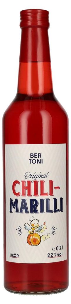 Bertoni Original Chili-Marilli Likör 22% Vol. 0,7l Produktbild 