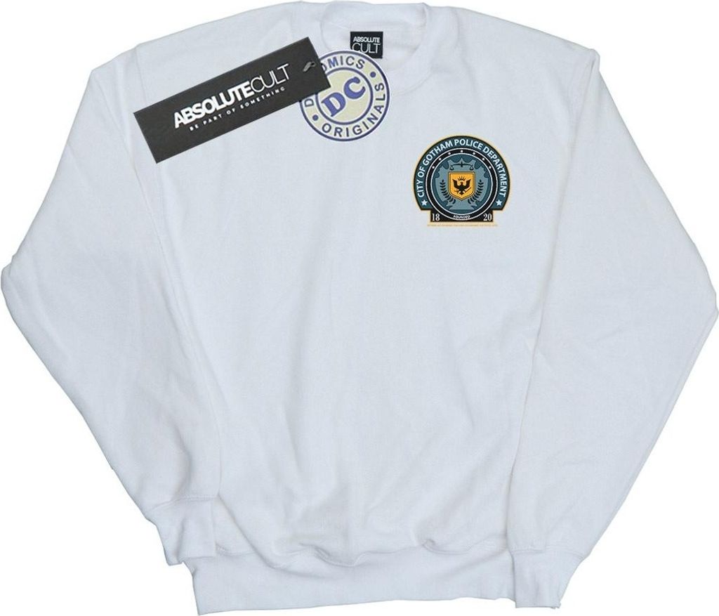 DC Comics - "Gotham Police Dept" Sweatshirt für Herren BI51120 (S) (Weiß)