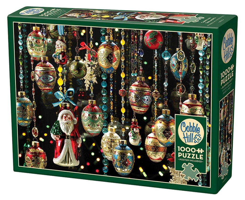 Cobble Hill Christmas Ornaments, 1000 kusov Obrázok produktu 