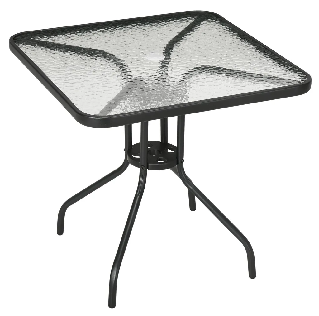 Table de jardin stable et anti-rouille pour balcon et petit espace