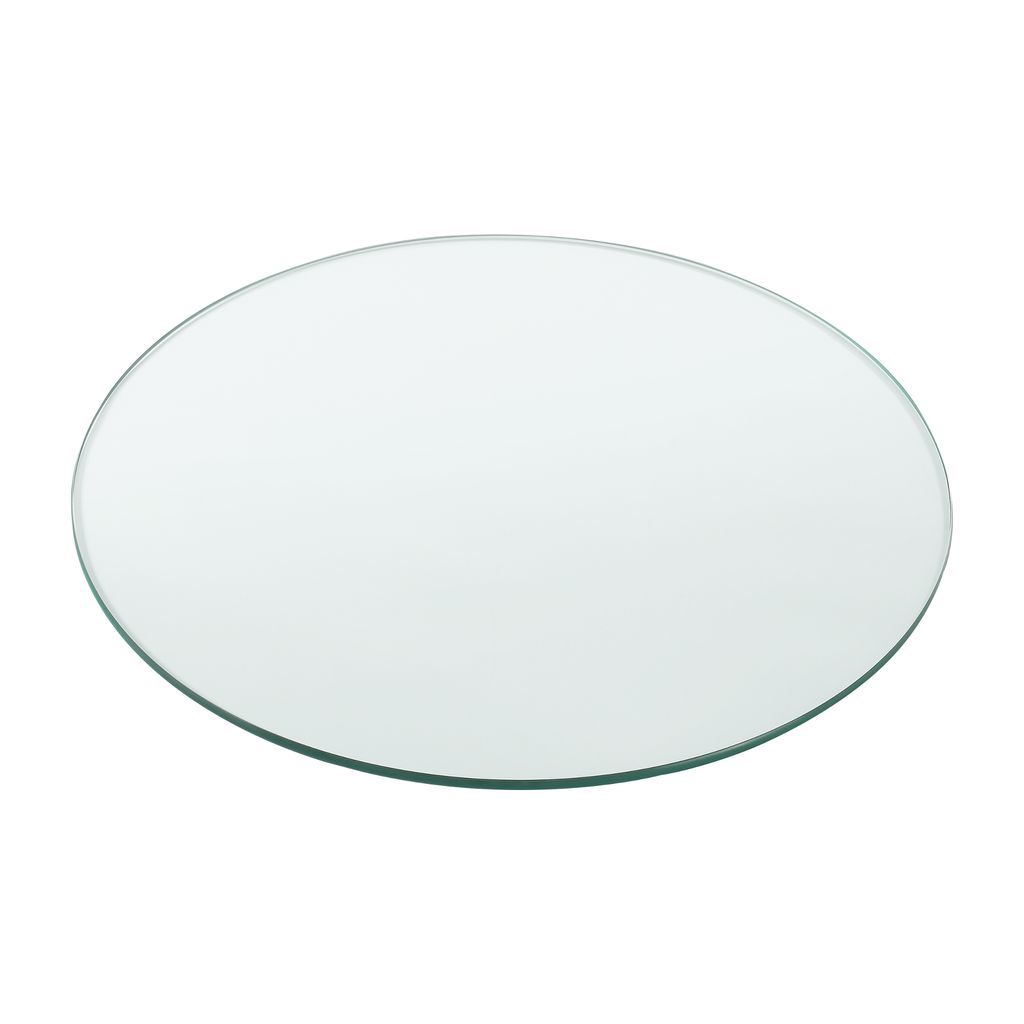 Glasplatte 80x80cm Glasscheibe Tischplatte ESG Glas Kaminplatte DIY neu.haus 