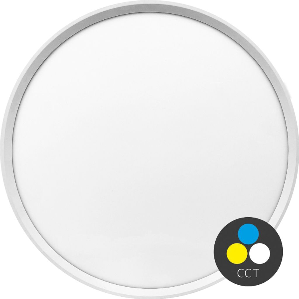 LED Solution Bílé přisazené LED svítidlo Modio kulaté 230mm Obrázek produktu 
