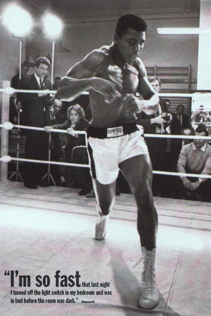 Ali, Muhammad - Trénink čb - Sportovní plakát 61x91,5 cm Obrázek produktu 