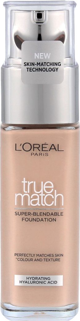 LOral Paris True Match Super-Blendable Foundation Flssiges Make Up fr Einigung des farbigen Hauttones 5D5W Sand Dore 30 ml