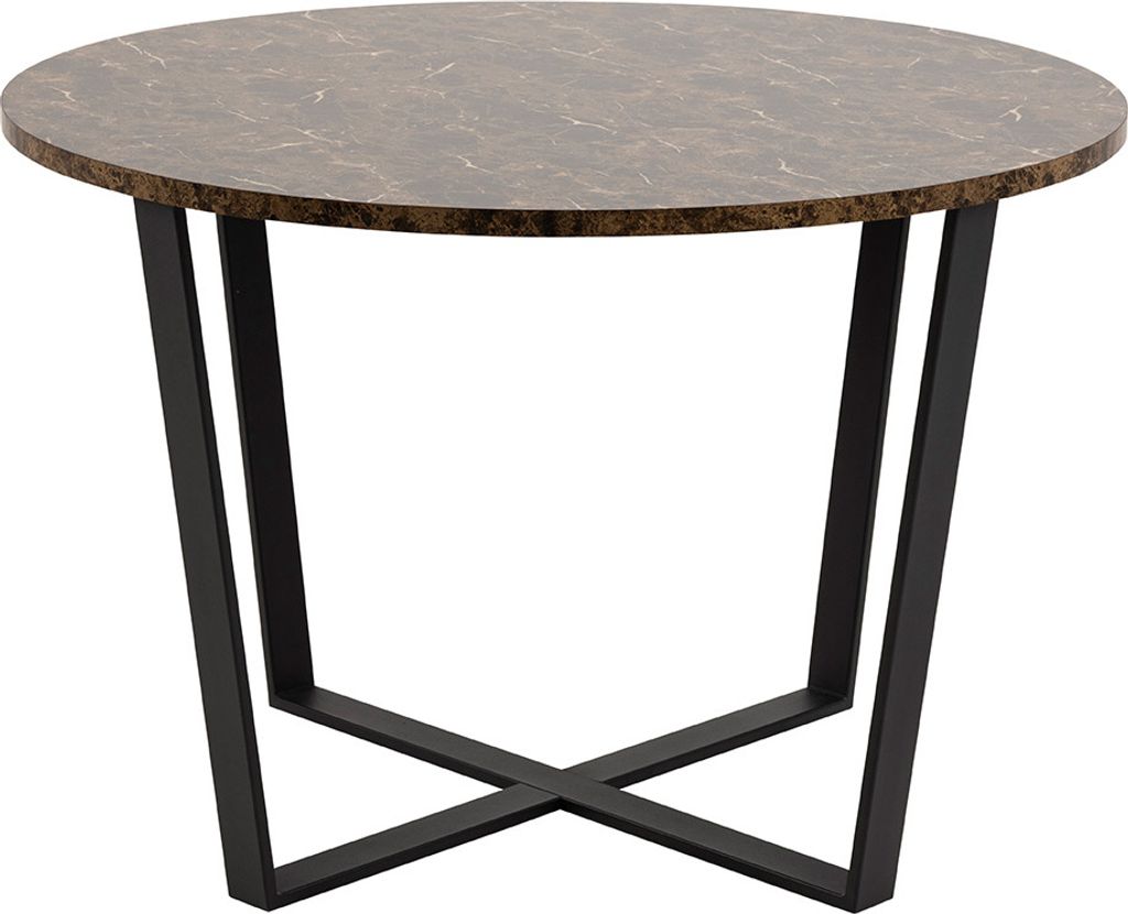 Smuk Esstisch Ø 110 cm Mable Marmor Braun
