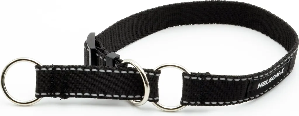 Collier Anti-Fugue Réfléchissant Nelson-X L pour Chien qui Tire en Laisse