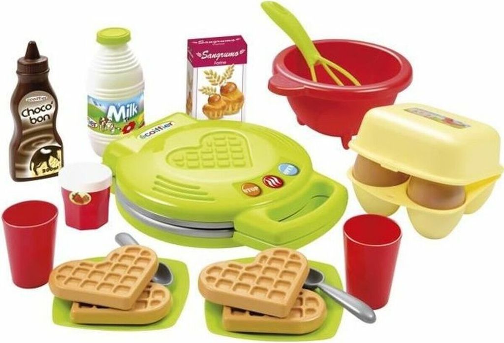 Ecoiffier 100% Chef Waffle Iron, 22dlg. Obrázok produktu 2