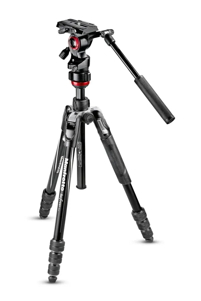 Trépied de voyage pour appareil photo et film avec rotule fluide Manfrotto