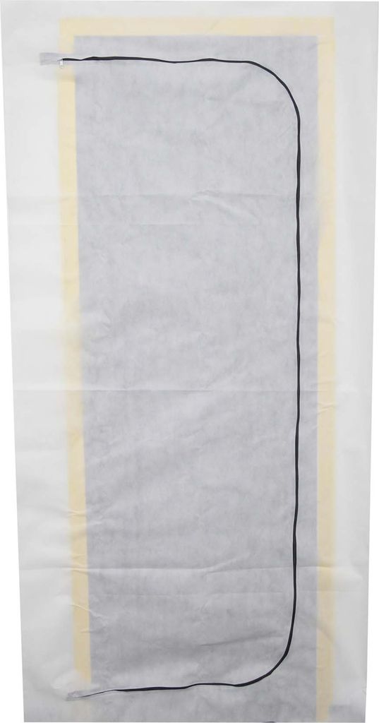Vlies Staubschutztür BLITZ mit Reißverschluss 220 x 110 cm