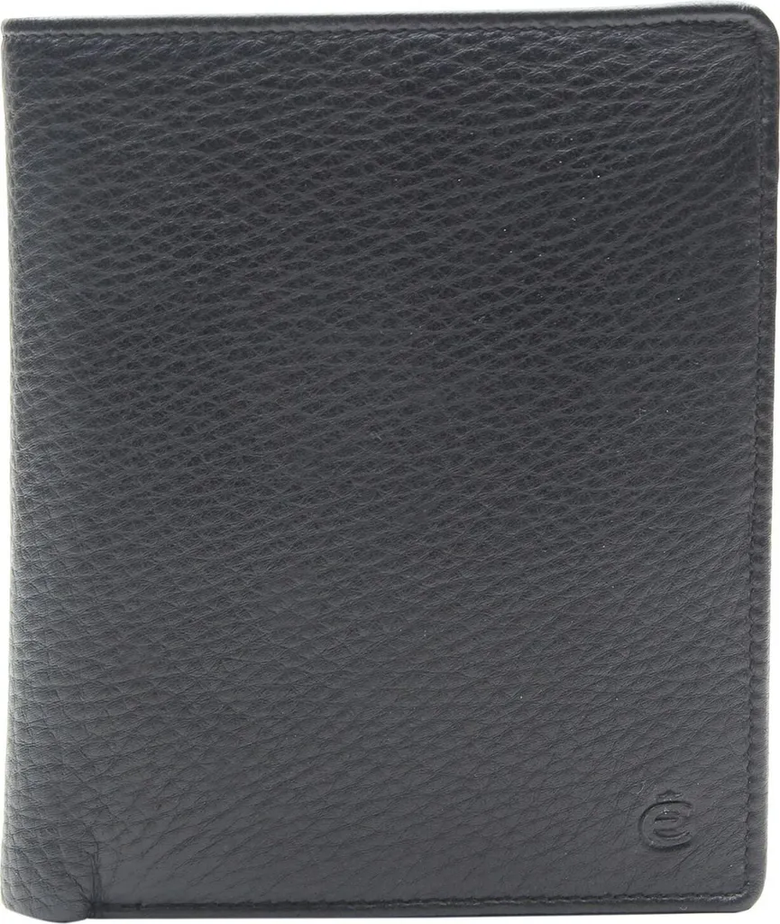Esquire Duo Portafoglio Pelle Compatto: Nero, 8.5x10x2 Cm, Con Scomparti Segreti E Portamonete, Regalo In Scatola - 5