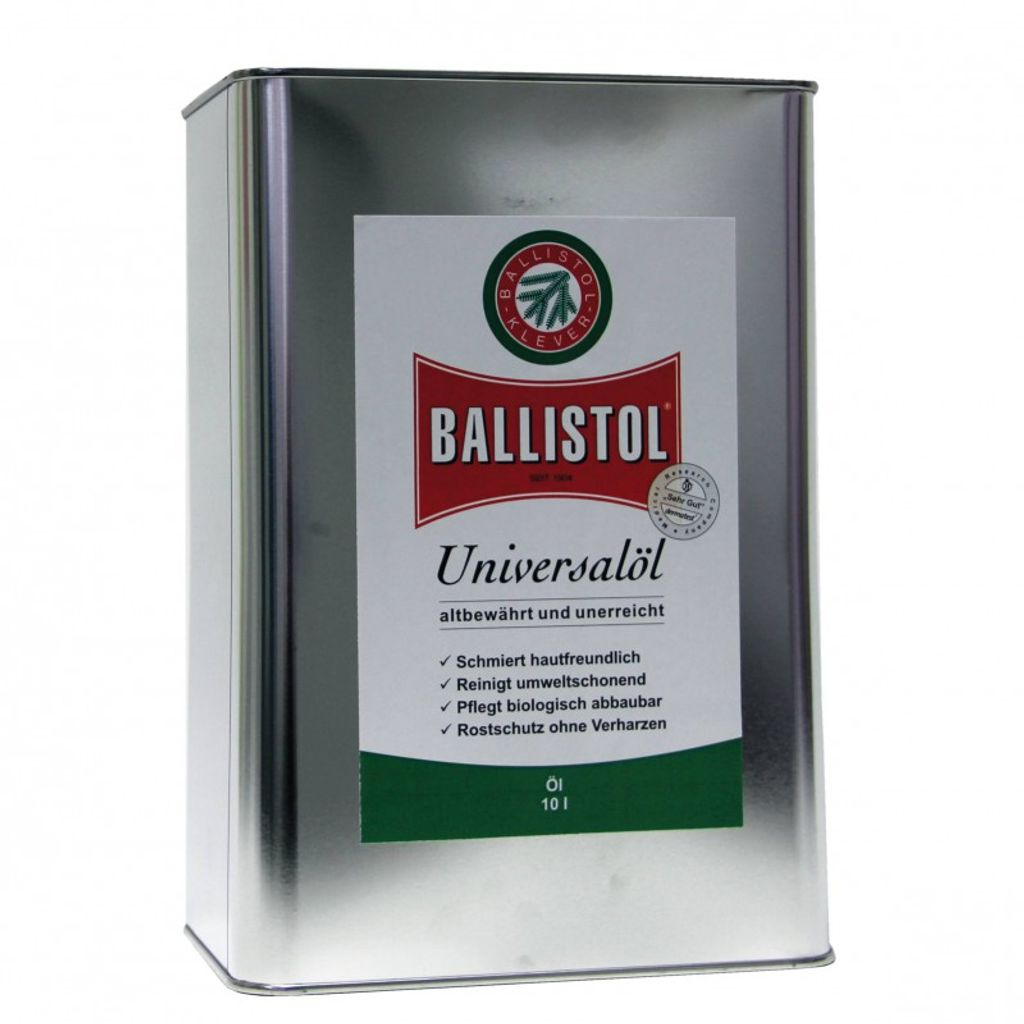 BALLISTOL Öl 10 Liter Kanister Waffenöl Pflegeöl Kriechöl Produktbild 