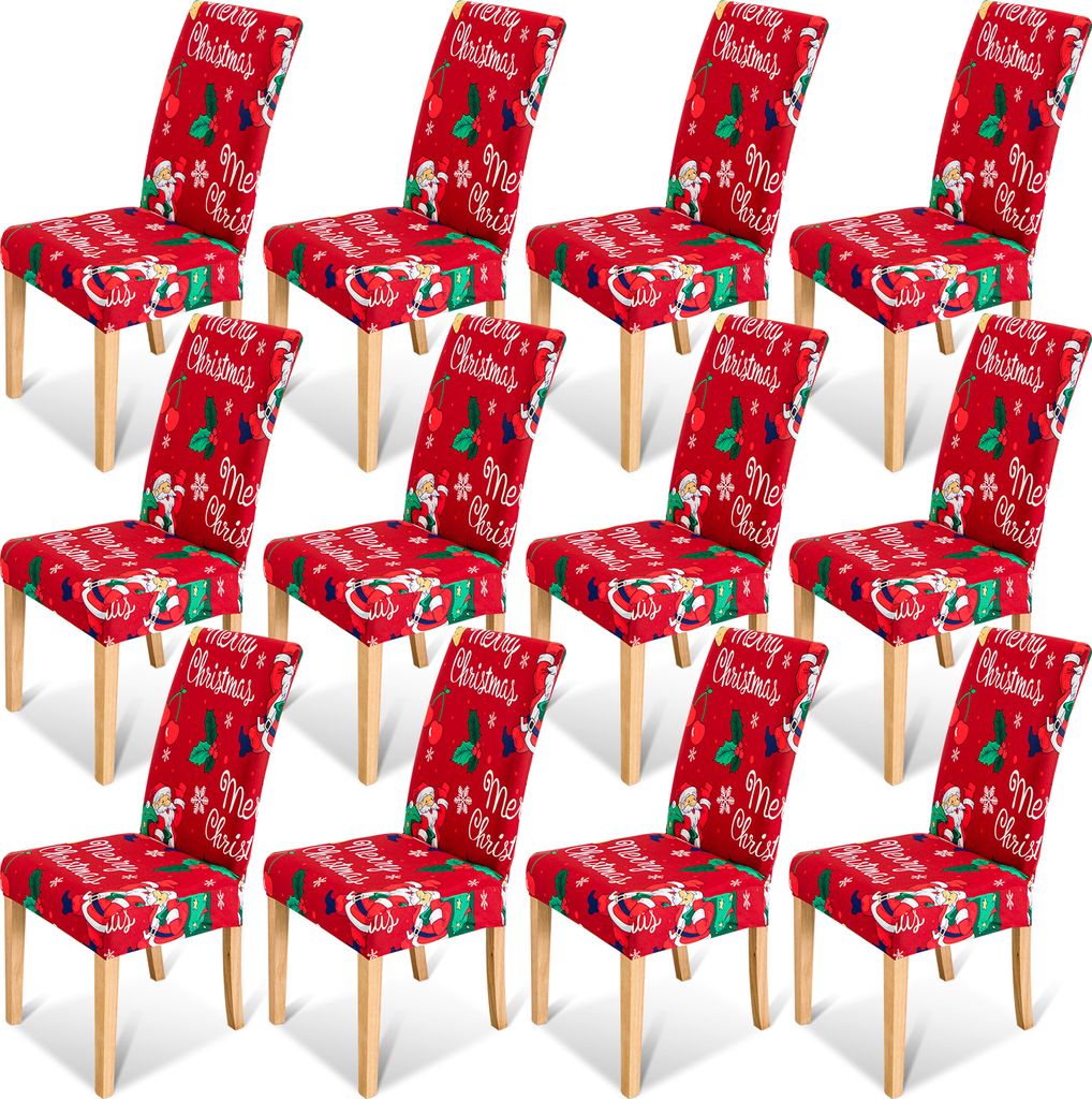 Jopassy Weihnachts stuhlabdeckung 12 Stück Weihnachten Produktbild 