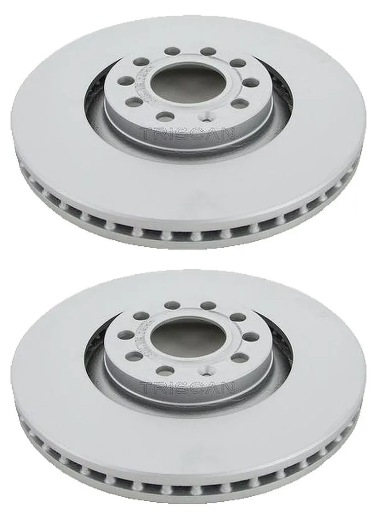 Jeu de Disques de Frein Avant Ventilés 321mm TRISCAN pour Audi A4 B7