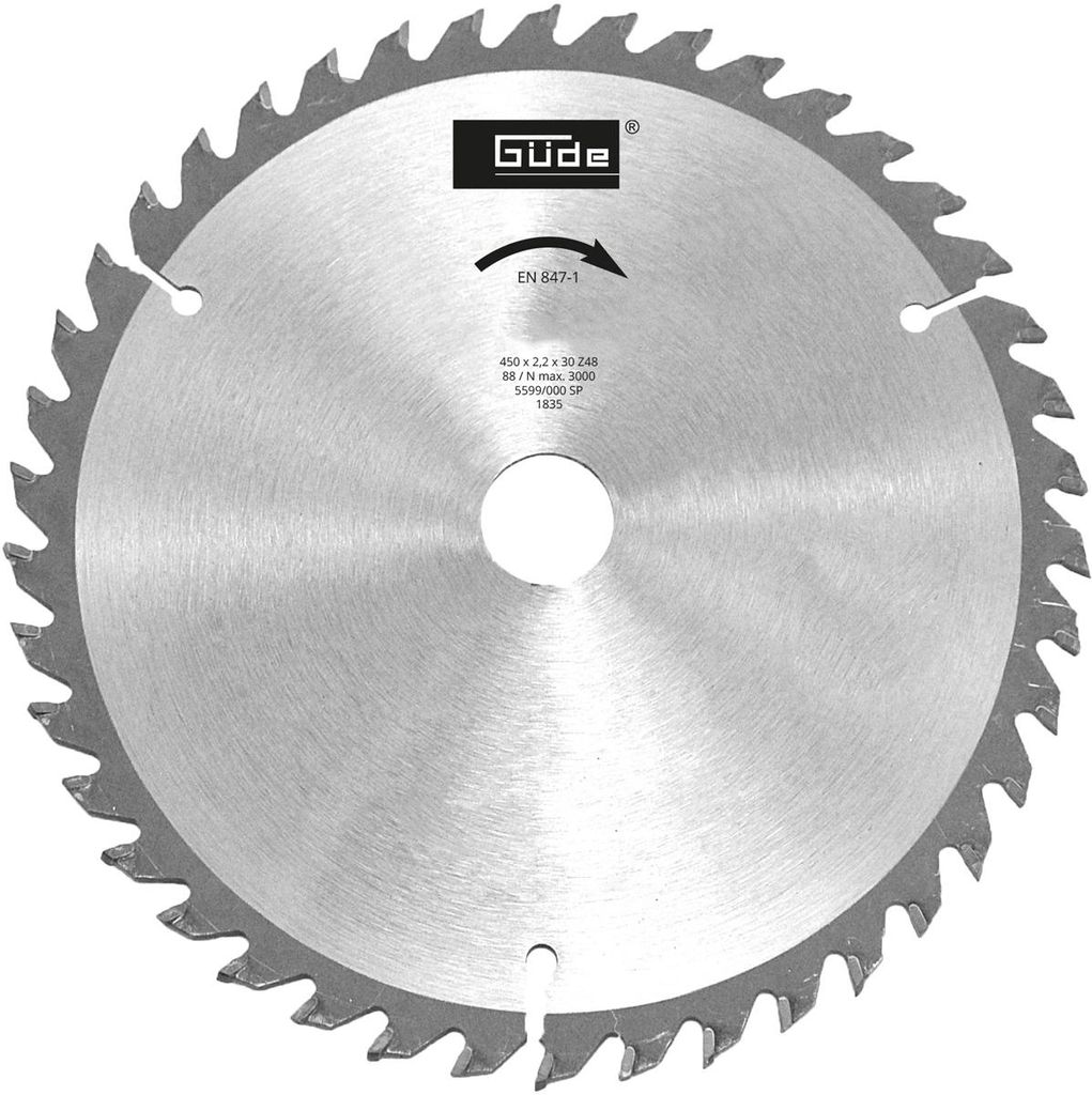 Sägeblatt für Holz HM 450x30x2,2 - 48Z Produktbild 