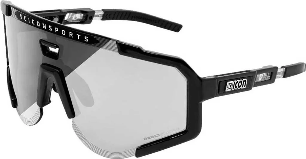 Lunettes Scicon Aeroscope Noir Argent Photochromiques CAT1-3 Sport