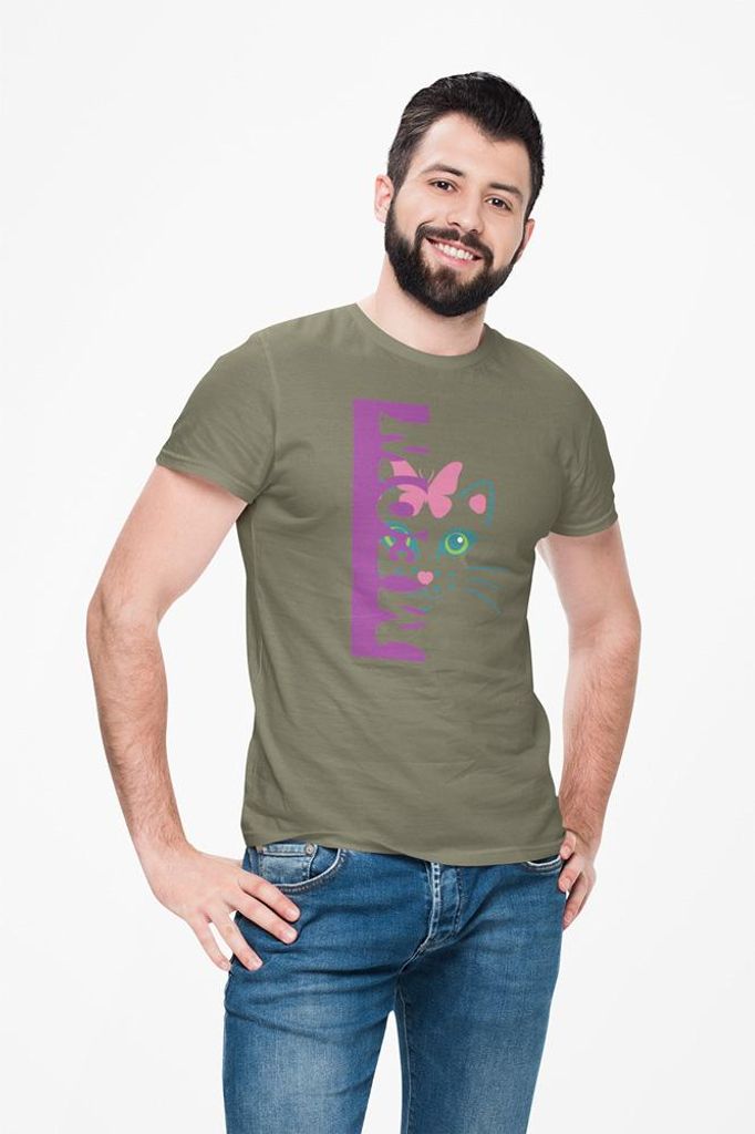D&B Uni Polo ST00207 Meow MilitärGrün-Größe 5XL