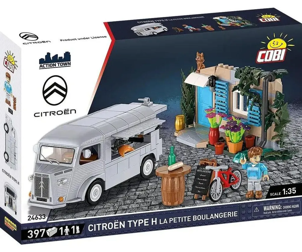 Jeu de Construction Citroën Type H Cobi 390 Pièces Camionnette Vintage