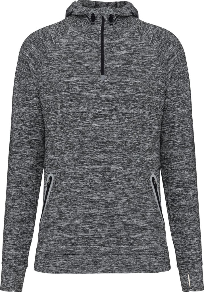 PROACT Kapuzen-Sweatshirt 1/4 Sport-Reißverschluss Uni