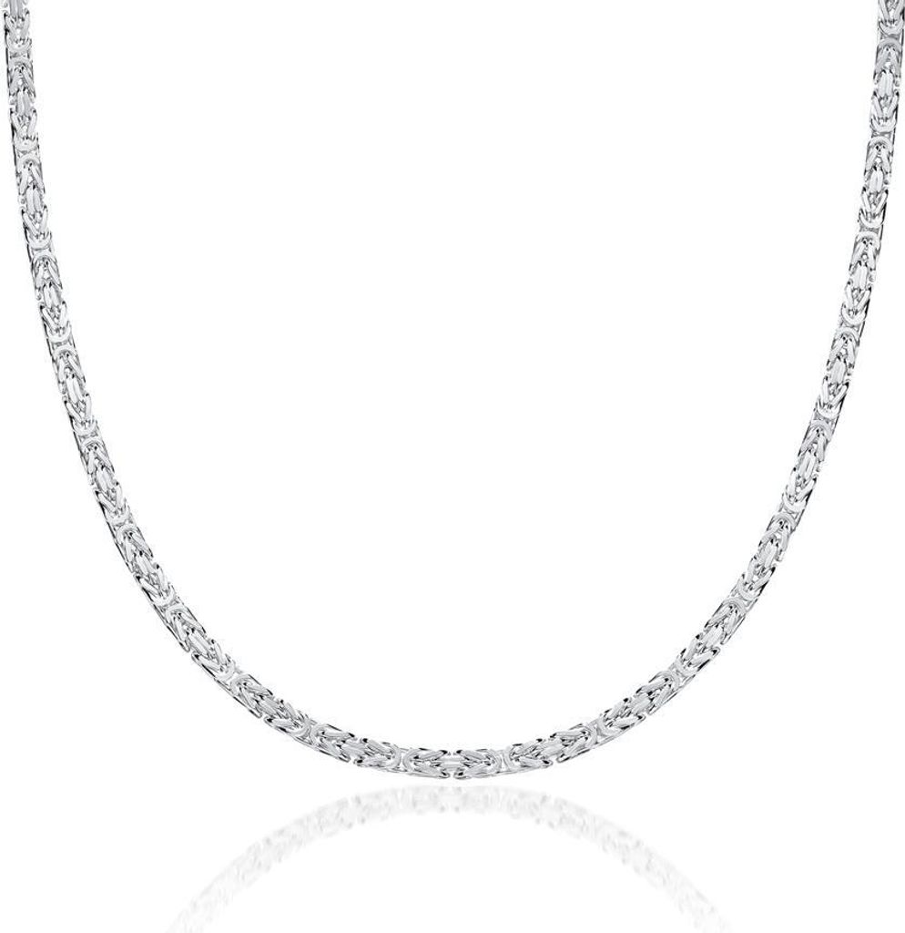 JEWLIX 925 Silber Königskette Herren Kette 2,5mm-Länge Produktbild 