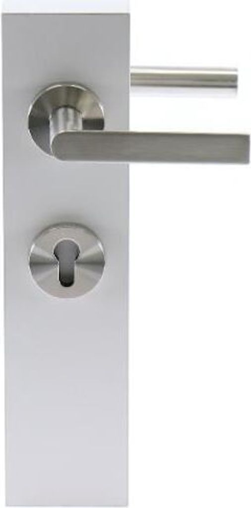 SOLIDO Drückergarnitur DOVER - auf Rosette PZ, 38 - 45, Edelstahl matt