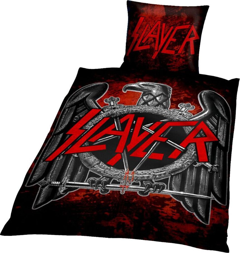 Slayer Bettwäsche  Eagle multicolor Bands, Geschenke 100% Produktbild 
