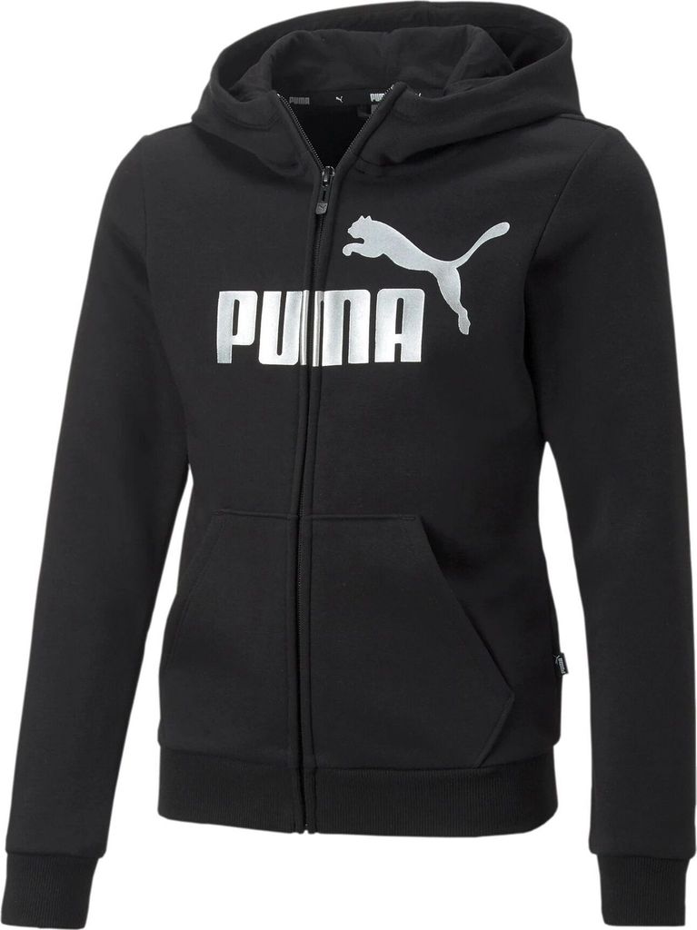 Puma Essential+ Logo Hooded Sweatjacke Kinder