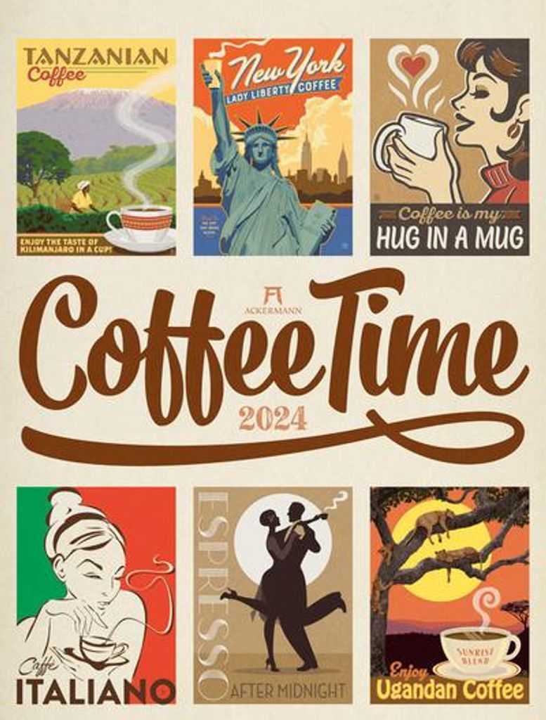 Coffee Time KaffeePlakate Kalender 2024 Kaufland.de