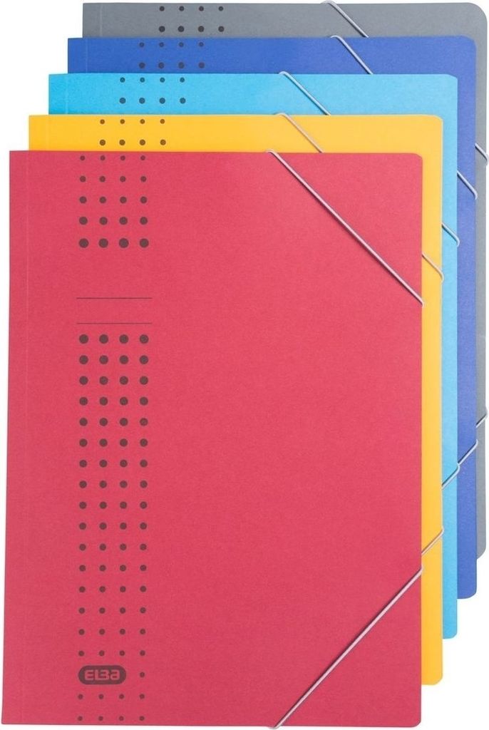 Eckspanner chic A4 Karton farbig sortiert Packung mit 25 Stück