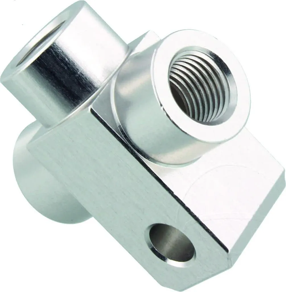 Séparateur 3 voies TYP833 3/8 UNF argent contre fuite circuit de frein