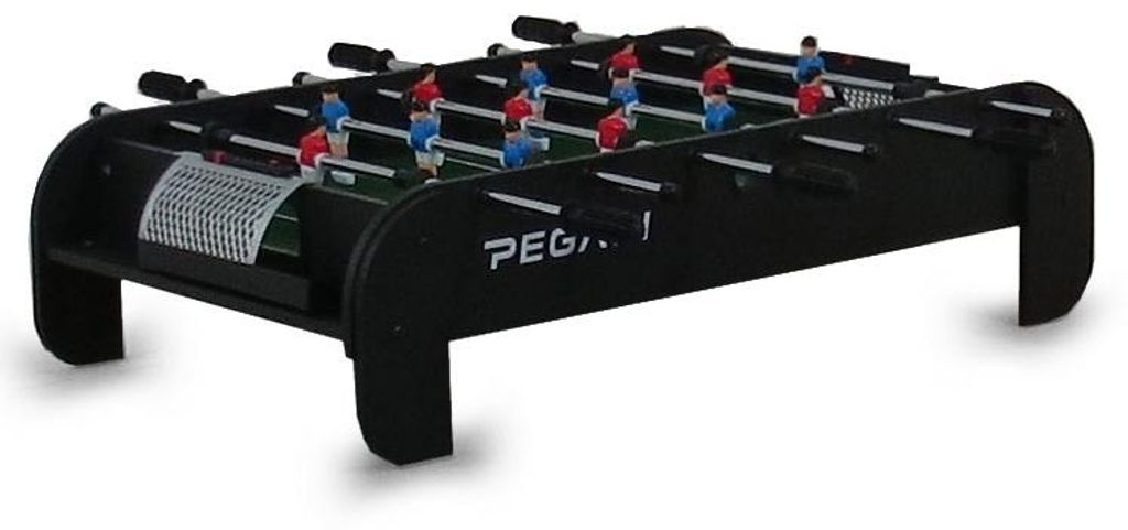 Pegasi Kickertisch Kinder und Erwachsene - Fussballtisch Mini XL - Fußballtisch - 94x51x25cm - Kinder Tischfussball - Foosball Table - Schwarz