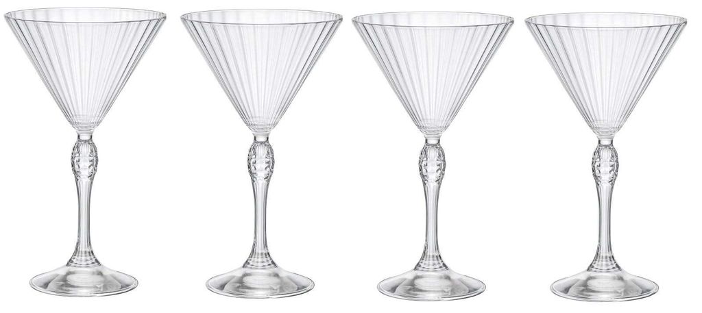Bormioli Rocco Martini Gläser America 20er 240 ml - 4 Stück