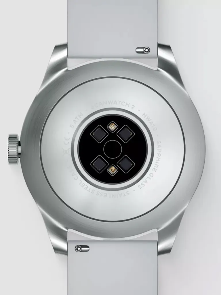 ScanWatch 2 Withings Blanche Montre Électrocardiogramme HWA10