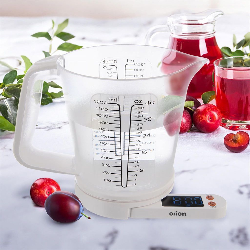 Kuchyňská váha Orion číslice. UH 5 kg s odměrkou 1,2 l Obrázek produktu 