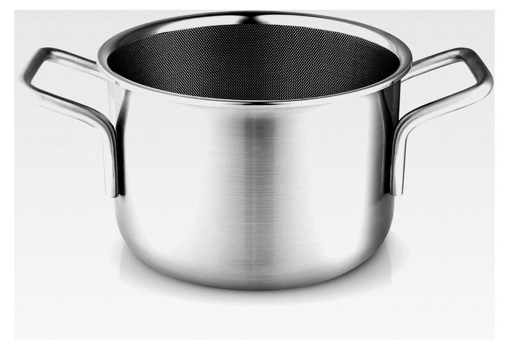 Eva Trio | Multi-Topf 2,2 l 16 cm Mosaic keramische Antihaftbeschichtung | Topfkörper aus 90% Recycling-Edelstahl & 100% Recycling-Aluminium | Geb...