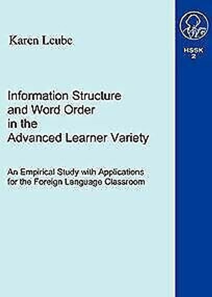 Information Structure and Word Order in the Advance... Book