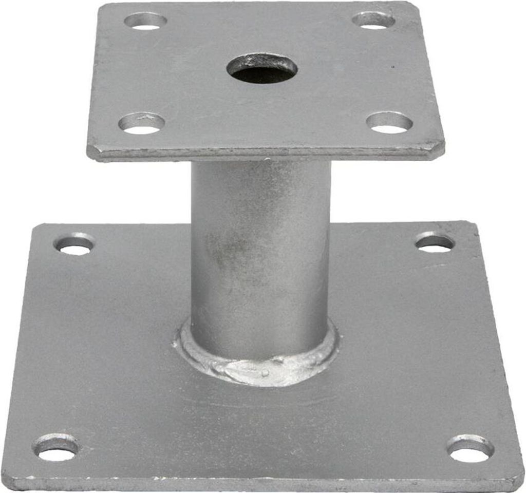 GeZu Impex® Pfostenträger aufdübelbar Platten 100 x 100 & Produktbild 