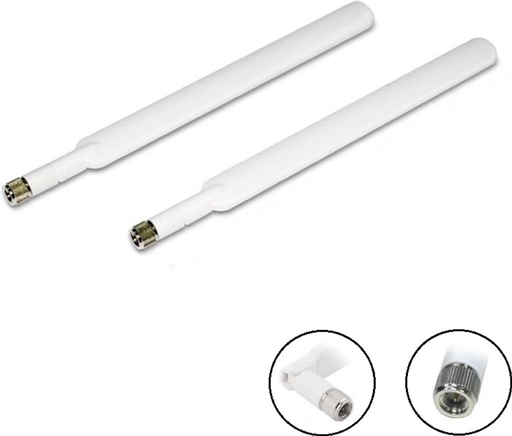 2x LTE Antenne Stabantenne 2x 3 dBi Verstärkung mit SMA Produktbild 