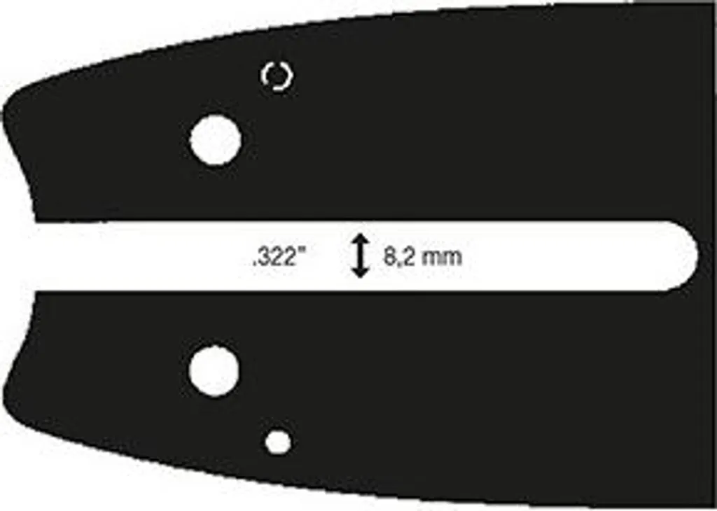 Guide Ozaki Pro Steel 45cm haute résistance pour Stihl Pas .325 1,6 mm