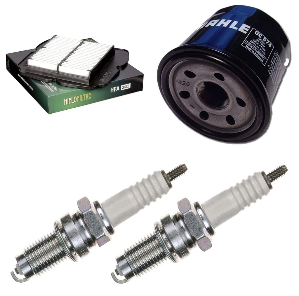 Service-Kit für Suzuki SV 1000 2003-2005 Luftfilter Ölfilter Zündkerzen von pamoto - Neu